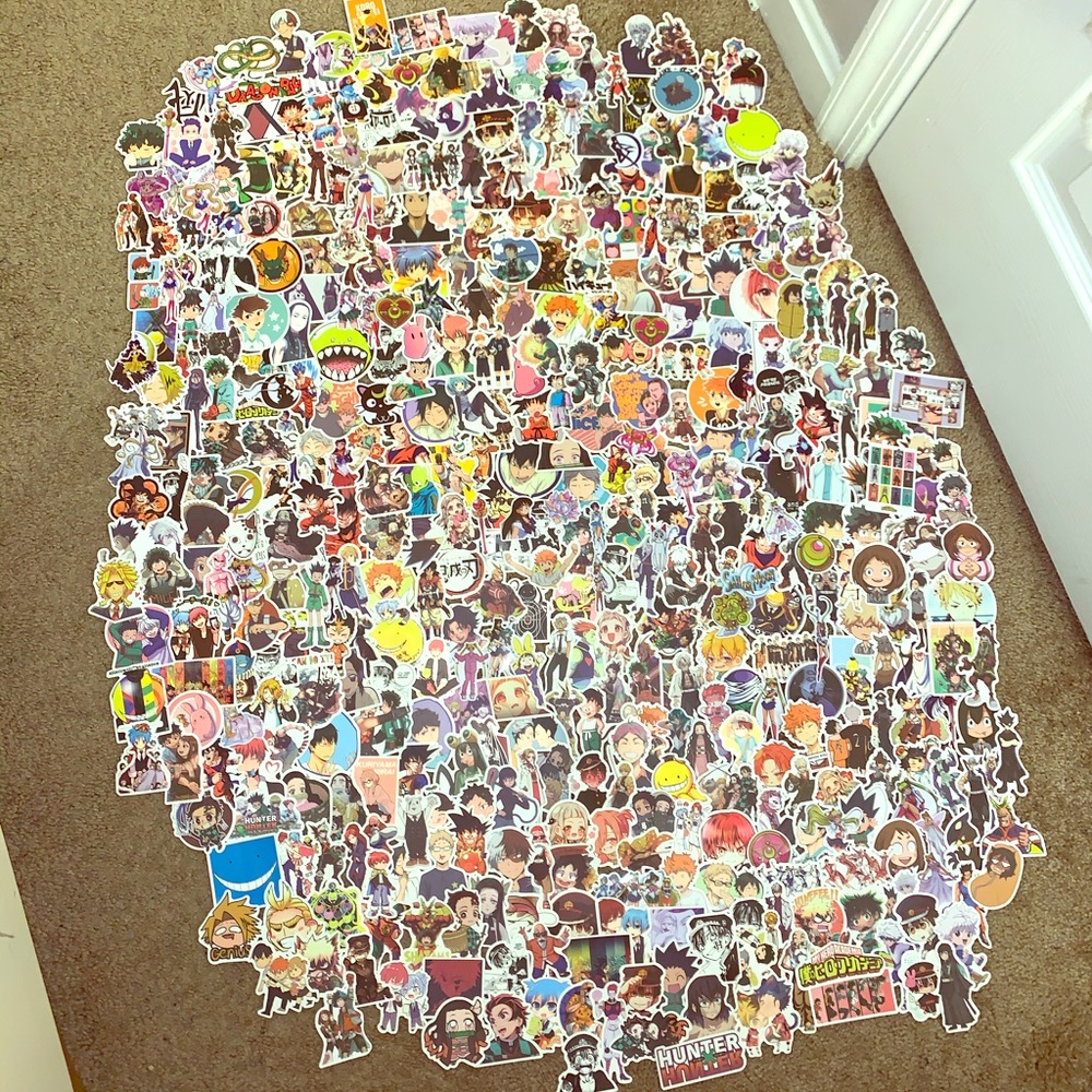 Anime sticker mystery box!! 📦